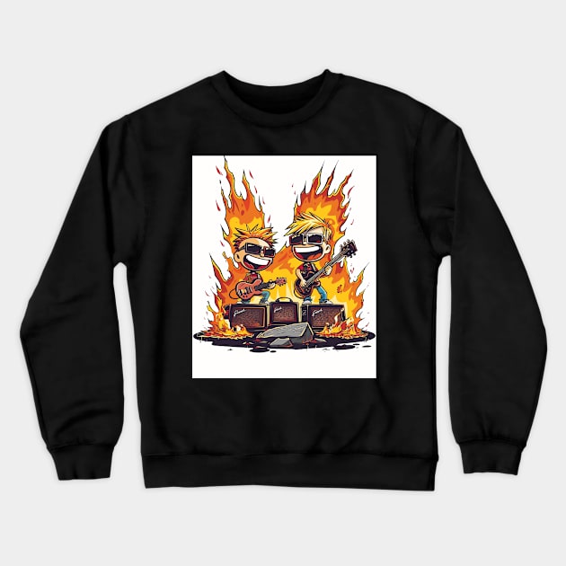 Calvin and Hobbes Insight Crewneck Sweatshirt by WholesomeFood